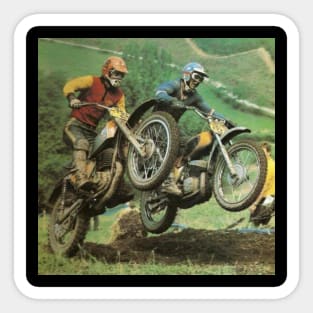 Vintage Motocross 2 Sticker